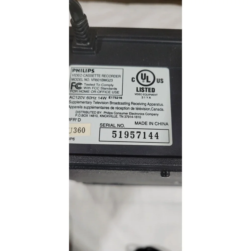 Magnavox vintage vhs